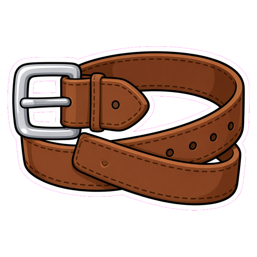 Leather belt