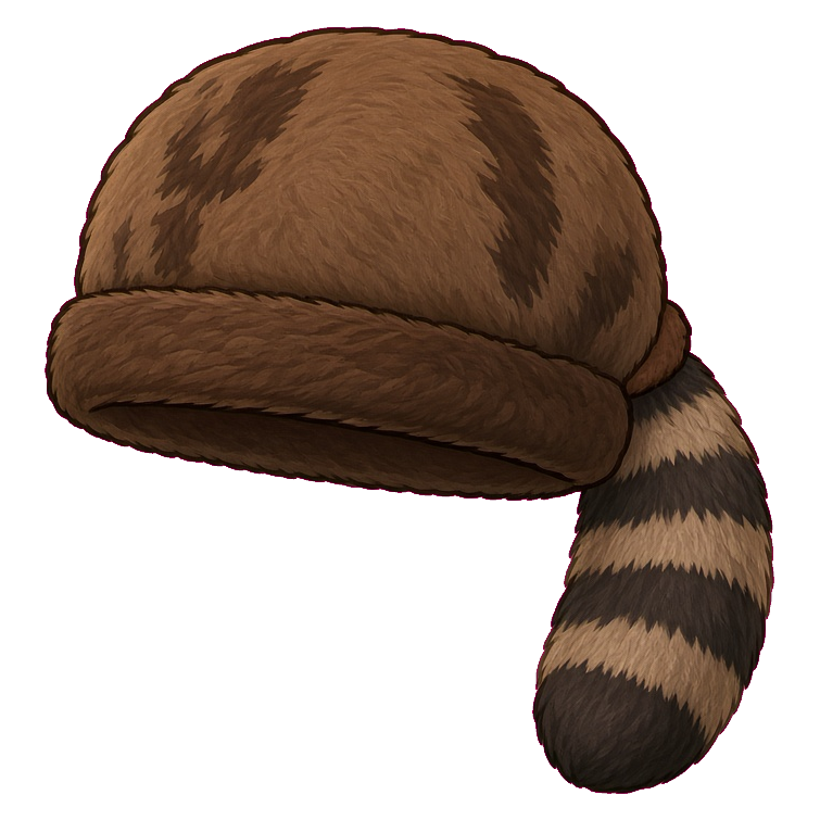 Raccoon hat