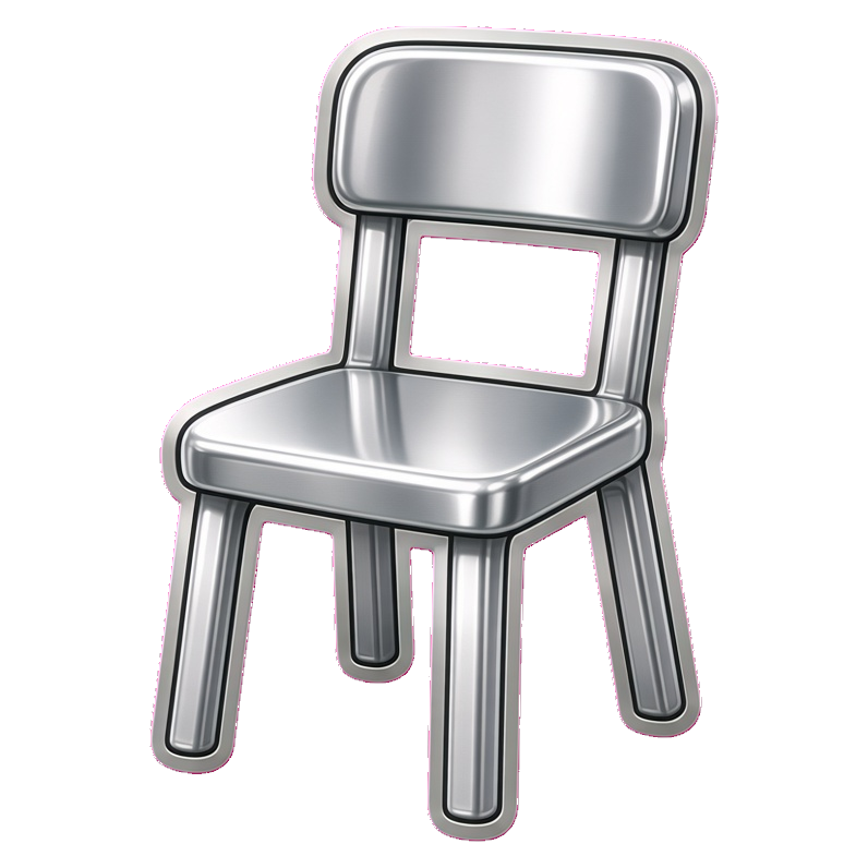 Silver chair