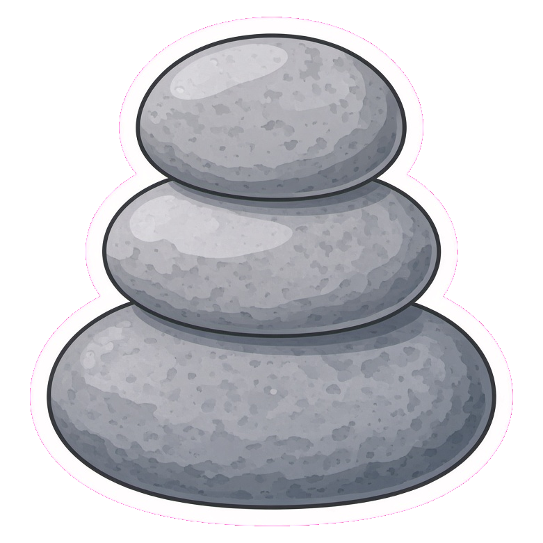 Smooth stone